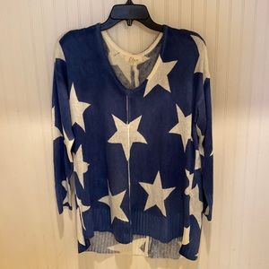 ELAN, One Size, Blue with White Stars